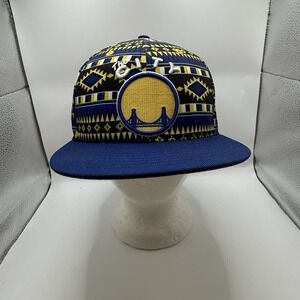New Era 9Fifty Golden State Warriors The City Snapback Hat Cap Aztec Design